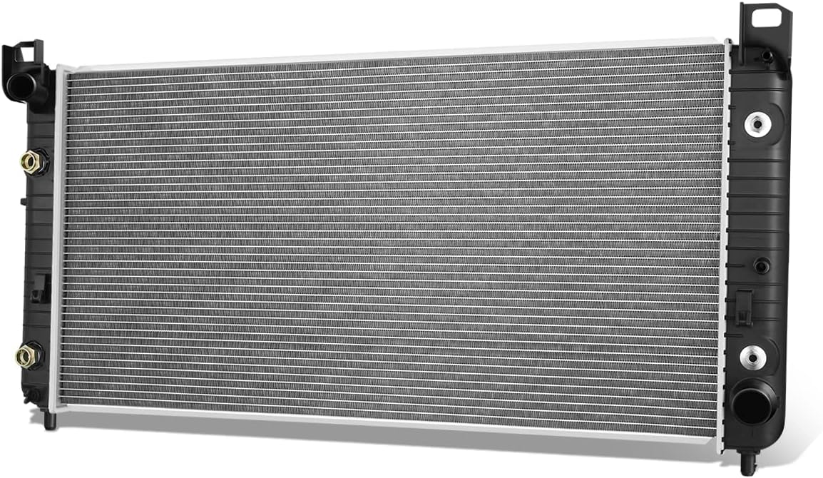 Auto Dynasty Radiator Compatible with 03-07 Silverado Sierra 2500HD 3500 8.1L, DPI 2948 Factory Style 2-Row Cooling Radiator, Aluminum Core