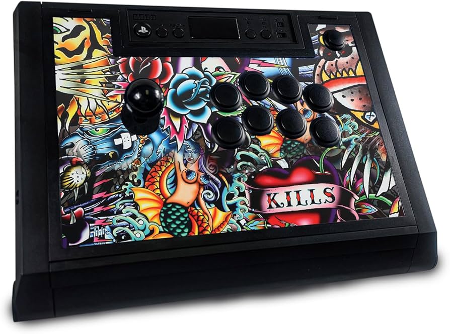 Amazon.com: Gaming Skin Compatible with Hori Fighting Stick Alpha