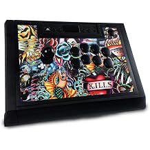 Gaming Skin Compatible with Hori Fighting Stick Alpha PS5, PS4, PC - Old School Tattoo - Premium 3M Vinyl Protective Wrap Decal Cover - Easy to Apply | Crafted in The USA by MightySkins