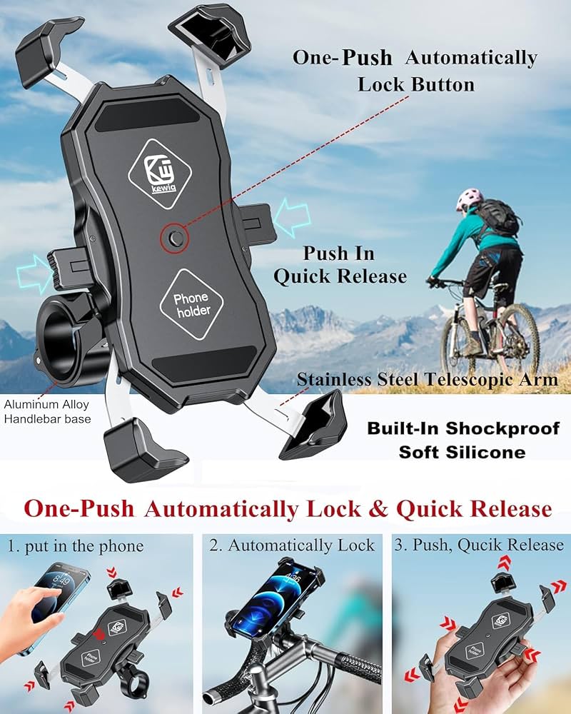 Supporto per telefono GPS per moto e bicicletta Wyz21277 - Cina Supporto per telefono per bicicletta e supporto per telefono per moto prezzo
