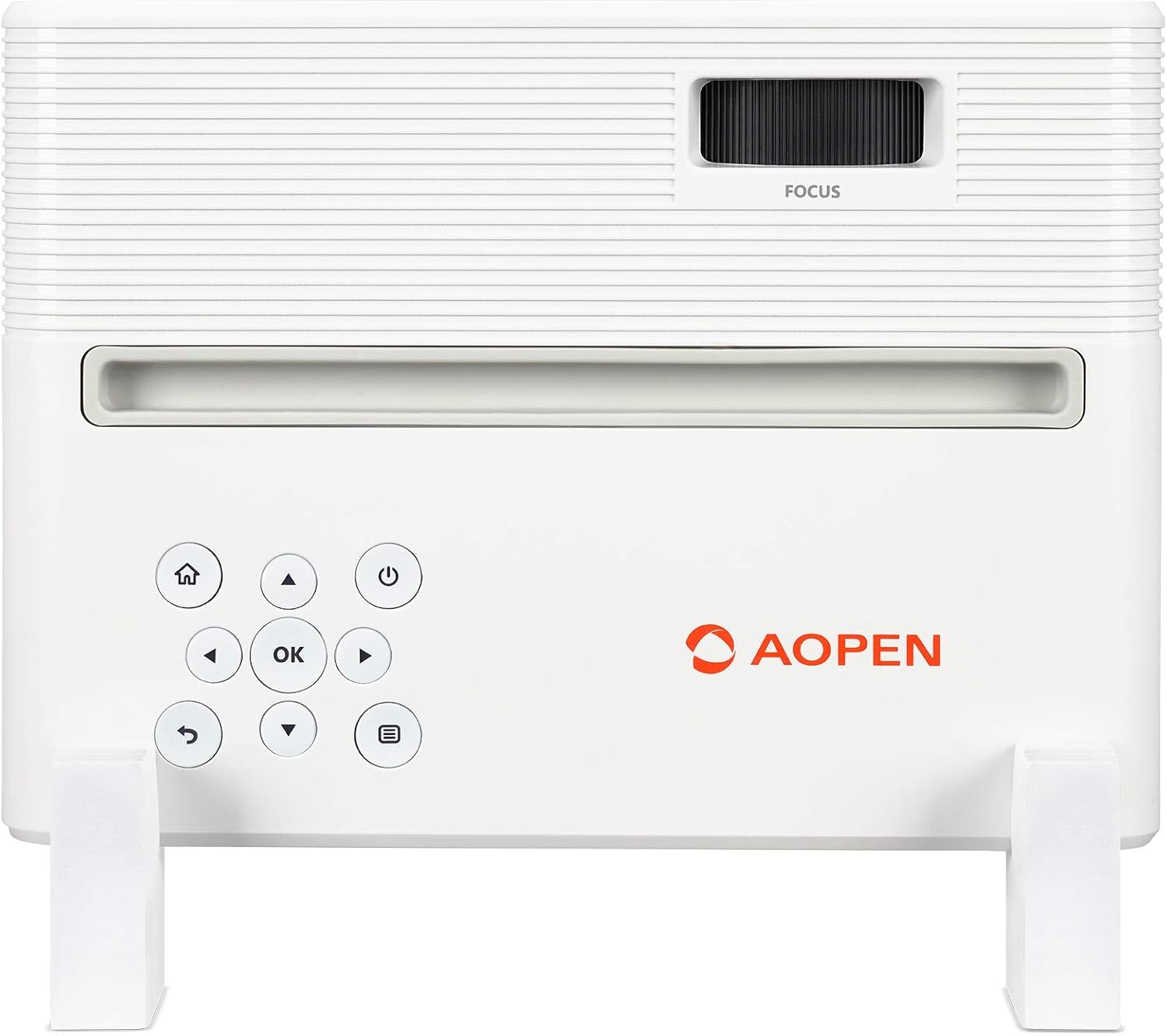 Discount 80% AOpen QH11 Portable Projector, 5000 lm Full HD 1080P Wireless Mirroring Supported, Bluetooth Speaker, Compatible with Android iOS Devices, HDMI, USB, Portrait Mode, 4 Corner Correction