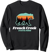 French Creek State Park Pennsylvania Family Hiking Bear Sweatshirt