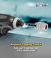 Vista 18 de LABEAR Mandril de grifo intercambiable DR M3 ~ M8 de 1/4 "DR M3 ~ M8, enchufe de grifo ajustable, enchufe