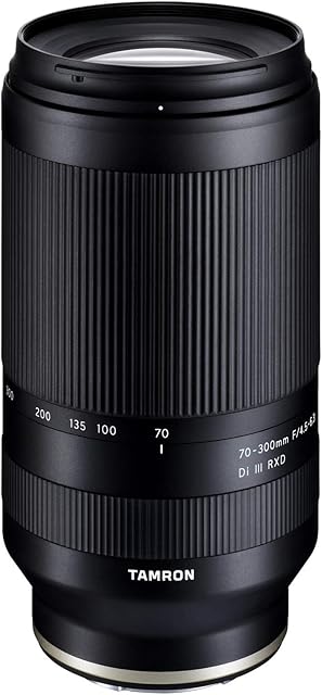Tamron A047SF - Telephoto Lens - 70-300mm F/4.5-6.3 Di III RXD for Sony FE, Black
