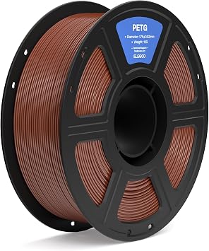 ELEGOO PETG 3D Printer Filament 1.75mm Brown 1KG