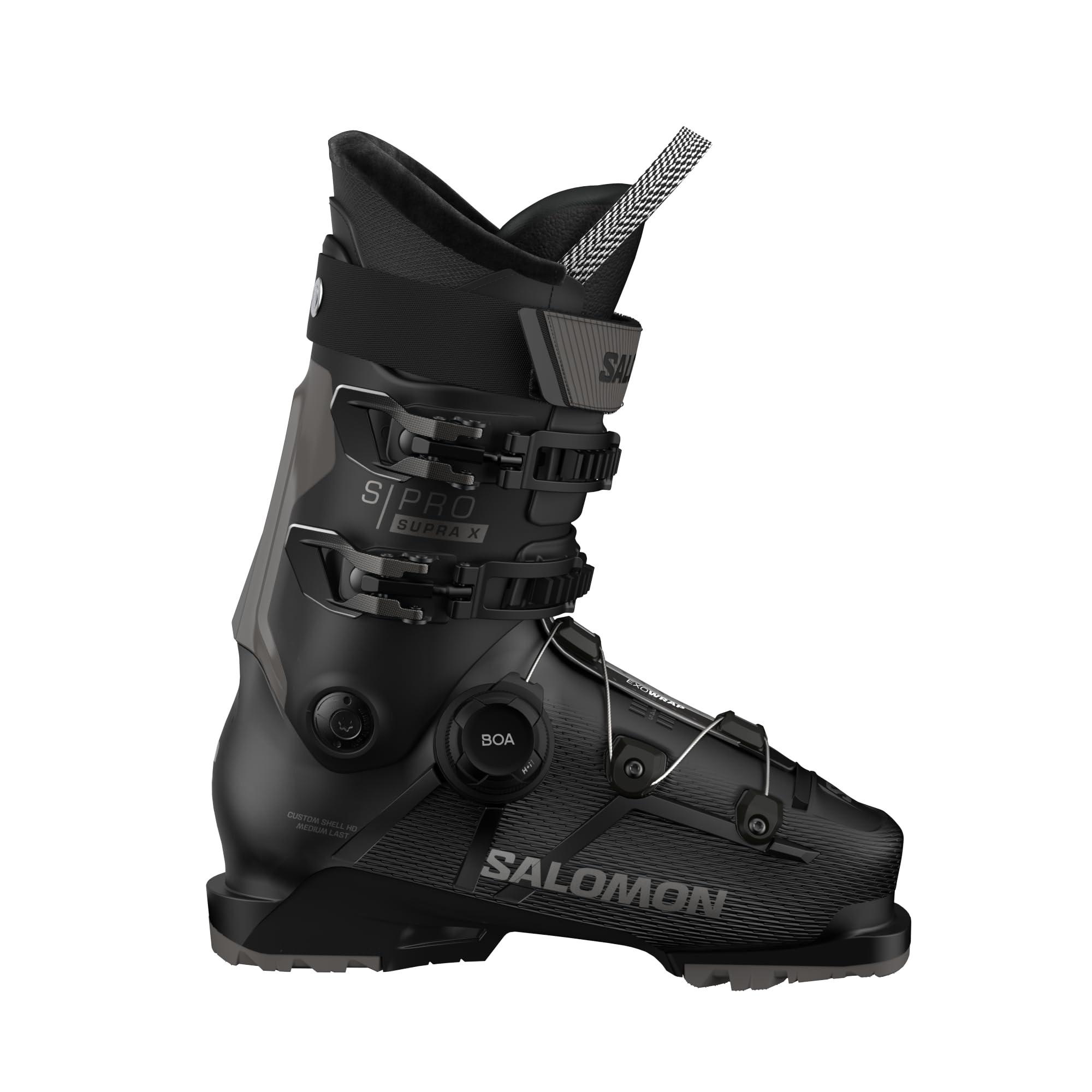 Salomon ALP. Boots S/PRO Supra BOA X100 Black/Dark Grey MET./Dark Grey MET. - 29