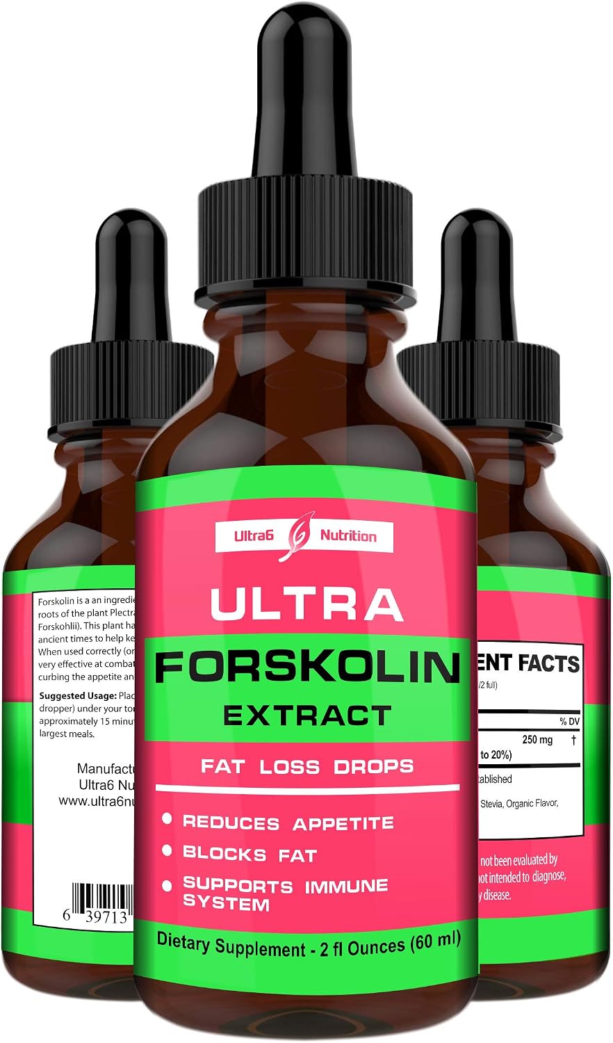 Forskolin for Weight Loss - 100% Pure Forskolin Extract in Concentrated Liquid. An All-Natural Forskolin Max Strength Supplement. A Leading Solution for Natural Weight management. USA made.