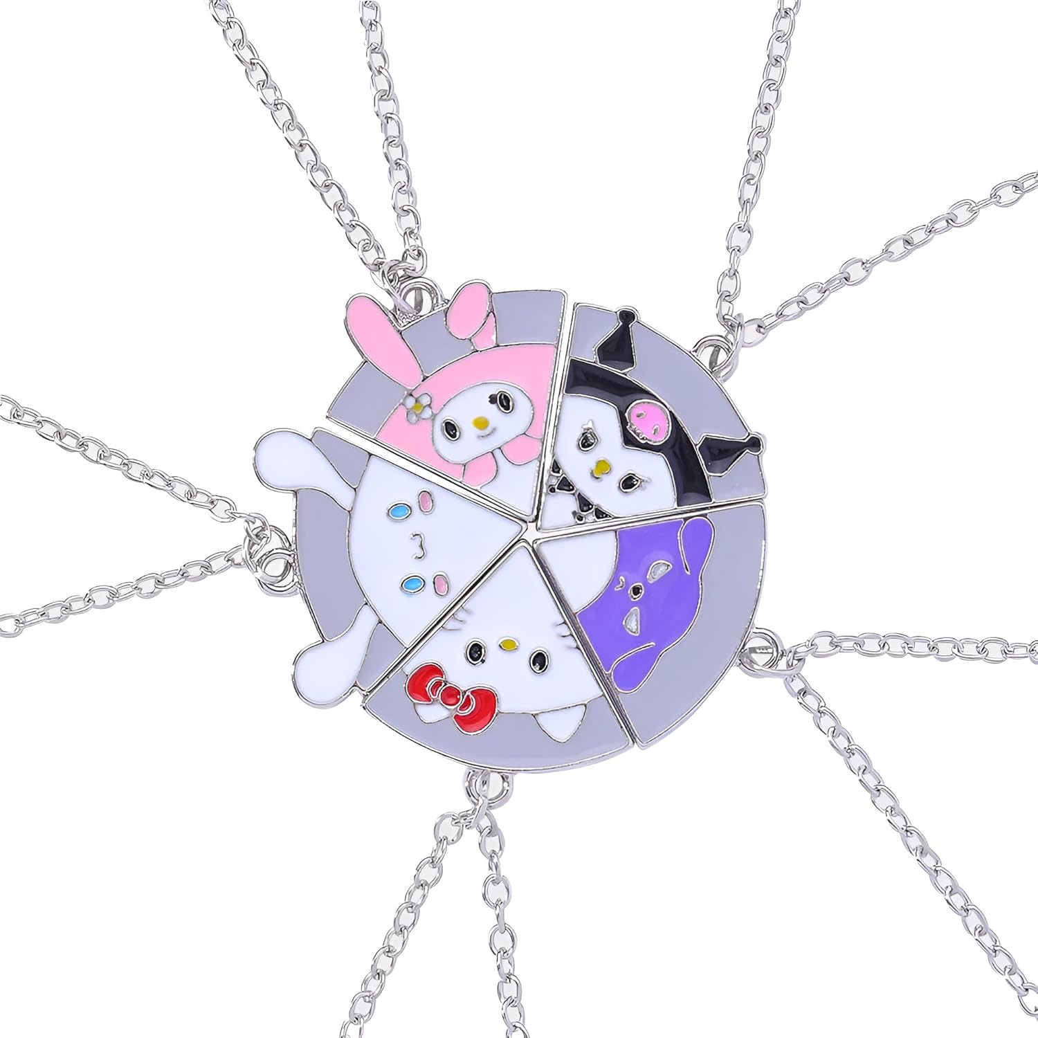 925 Sterling Silver Puzzle Piece Necklace For Women And Men, 14K Yellow Gold Heart Couple Necklaces Matching Puzzle Piece Necklace Cute Animal Puzzle Cute Cartoon Animal, Couple Necklace Puzzle