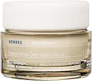 KORRES White Pine Restorative Overnight Facial Cream, Night Face Moisturizer for Mature Skin with Meno Reverse Technology and Retinol Alternative, Smoothing and Hydrating Cream for Women, 1.35 Fl Oz