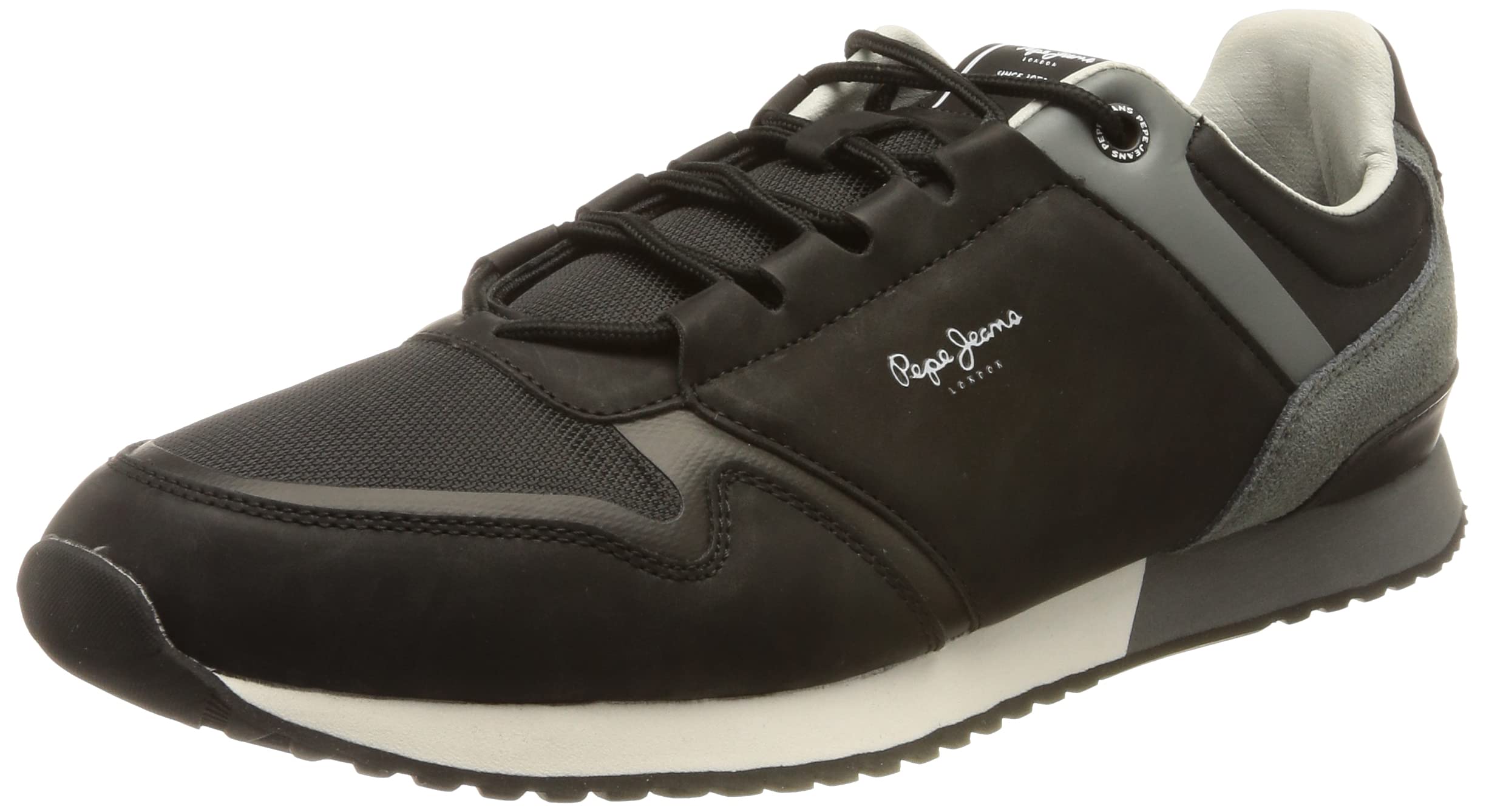 Pepe Jeans Men's Tour Urban 22 Sneaker, 999BLACK, 12 UK