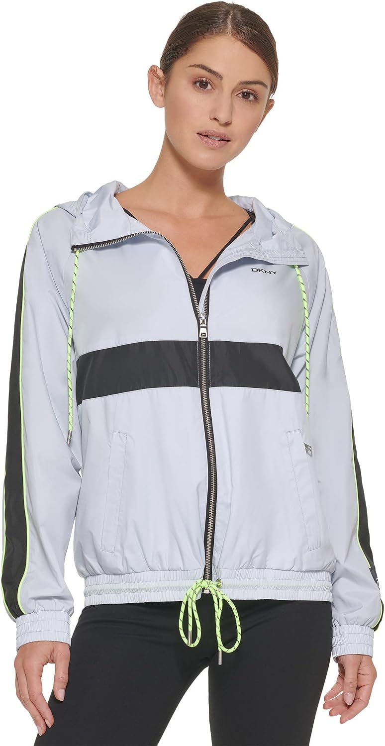 DKNY Color-Block Windbreaker Halogen XL 