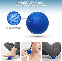 Vista 4 de 5 in 1 Foam Roller Set for Deep Tissue Muscle Massage, High Density Trigger Point Fitness Patented Exercise Foam Roller, Massage Roller, Massage