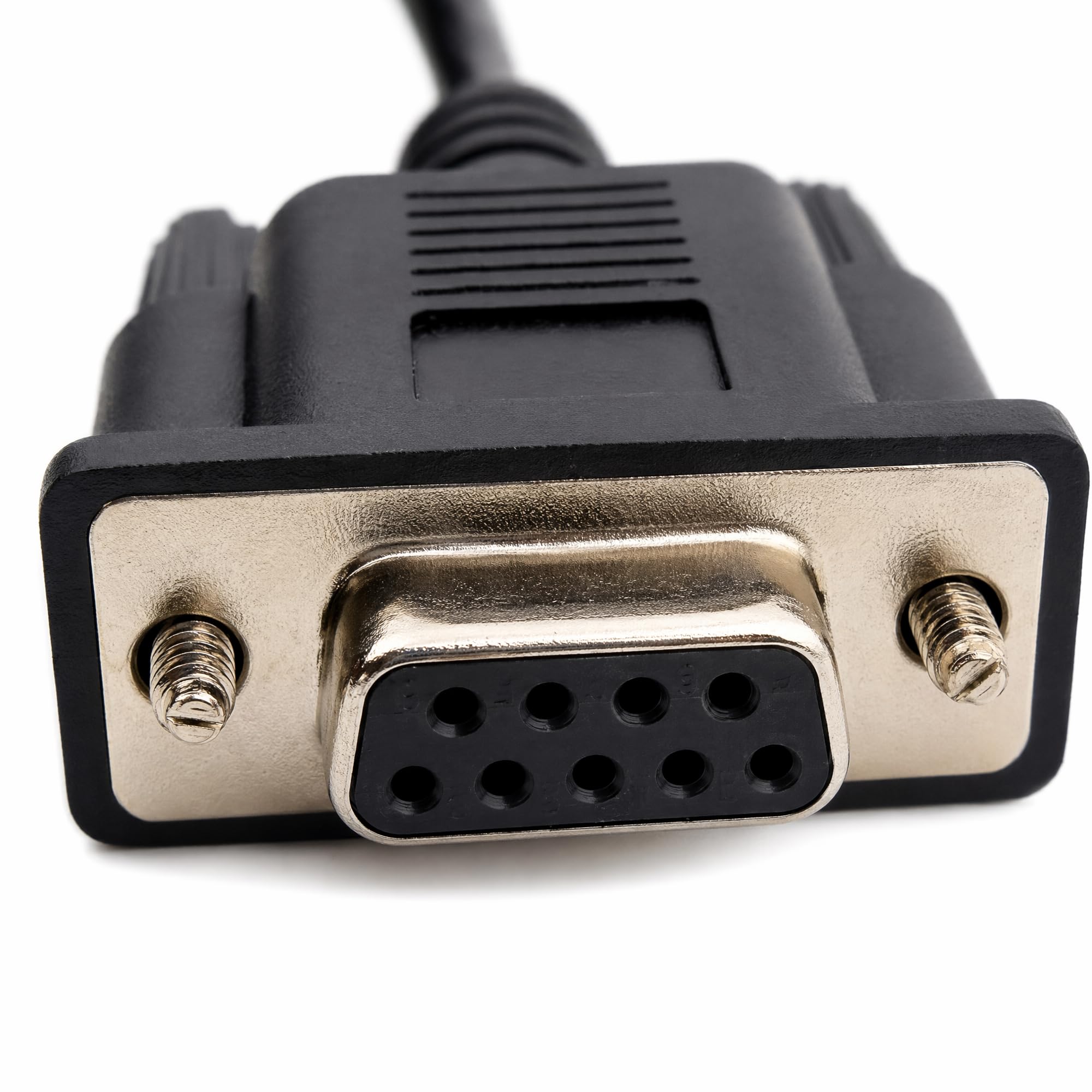 Adaptador serie USB a RS232, mini USB de 5 pines macho a DB9 de 9 pines hembra, cable convertidor serie de 1,8 m