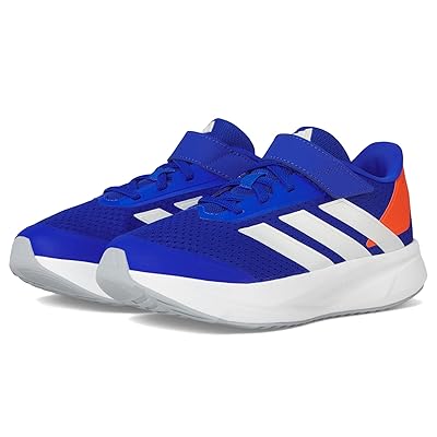 adidas Kids Duramo SL 2.0 Elastic Lace Sportswear Shoes (Little Kid) Kids Shoes Lucid Blue/Zero Metallic/Impact Orange