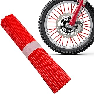 72 PCS Spoke Skins Red