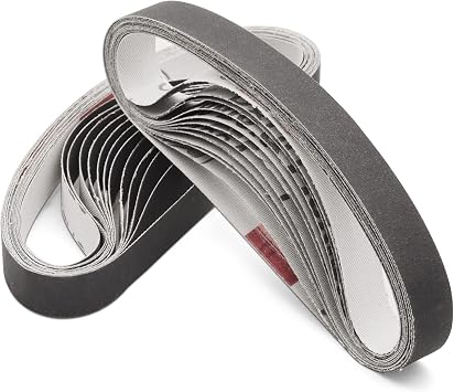 24 Pcs 1/2 x 12 Inch 800 Fine Grit Sharpening Replacement Belt Kit for Official Work Sharp Knife & Tool Sharpener WSKTS & WSKTS-KT/Mk.1 & Mk.2