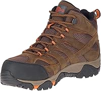 Vista 28 de Merrell Botas de construcción Moab Vertex Mid impermeables con punta compuesta para hombre Arcilla