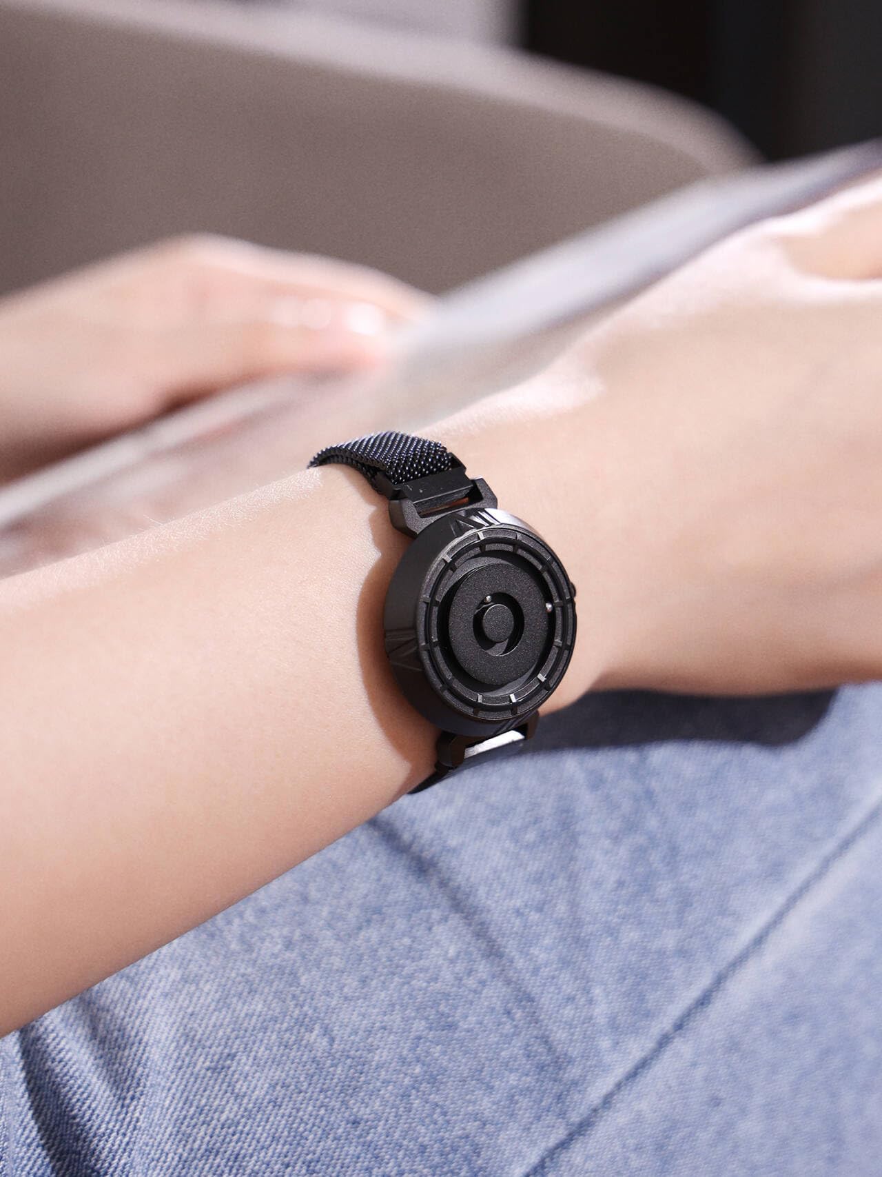 EUTOUR Ologio Donna Magnetico Lusso Fashion Nessun Vetro Cuscinetto a Sfera Quarzo Orologi da Polso da Donna 36mm