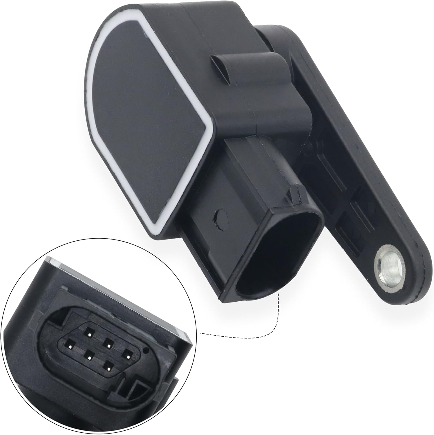 37146763735,Headlamp Level Sensor Compatible with BMW.128i 3.0L,135i 3.0L,328i 3.0L,2.0L,328Xi,335d,335i,335is,335xi 3.0L,525i 3.0L,2.5L,530i 3.0L,530xi,M3 4.0L,M5,M6,1 Series M,135is,328D,525Xi,550i