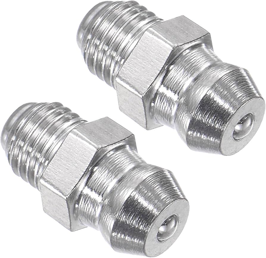 10 Raccords Droits En Laiton M8x1.25mm Pour Graissage - CoCud