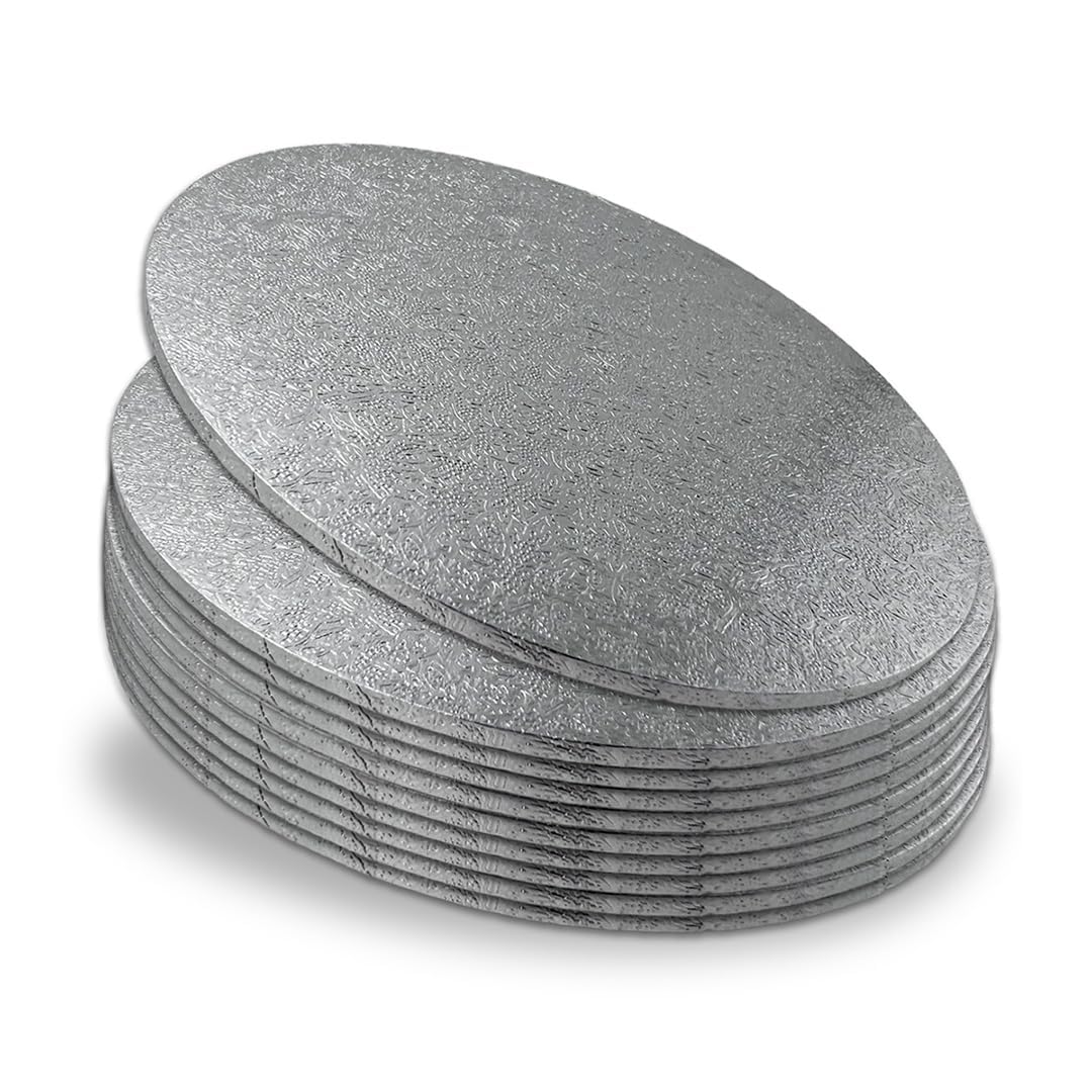 The Vanilla Valley 8" Round Cake Card Board Hardboard 3mm Thick - Pack of 10