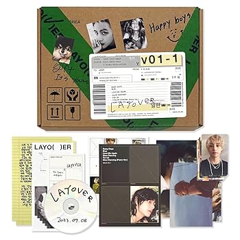 V - [Layover] (1 Ver.) Out Box + Photobook A + Photobook B + Lyric