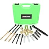 37187 Harmonic Balancer Puller Kit - Heat-Treated Steel Puller Yoke for Gear, Steering Wheel, & Crankshaft Pulley