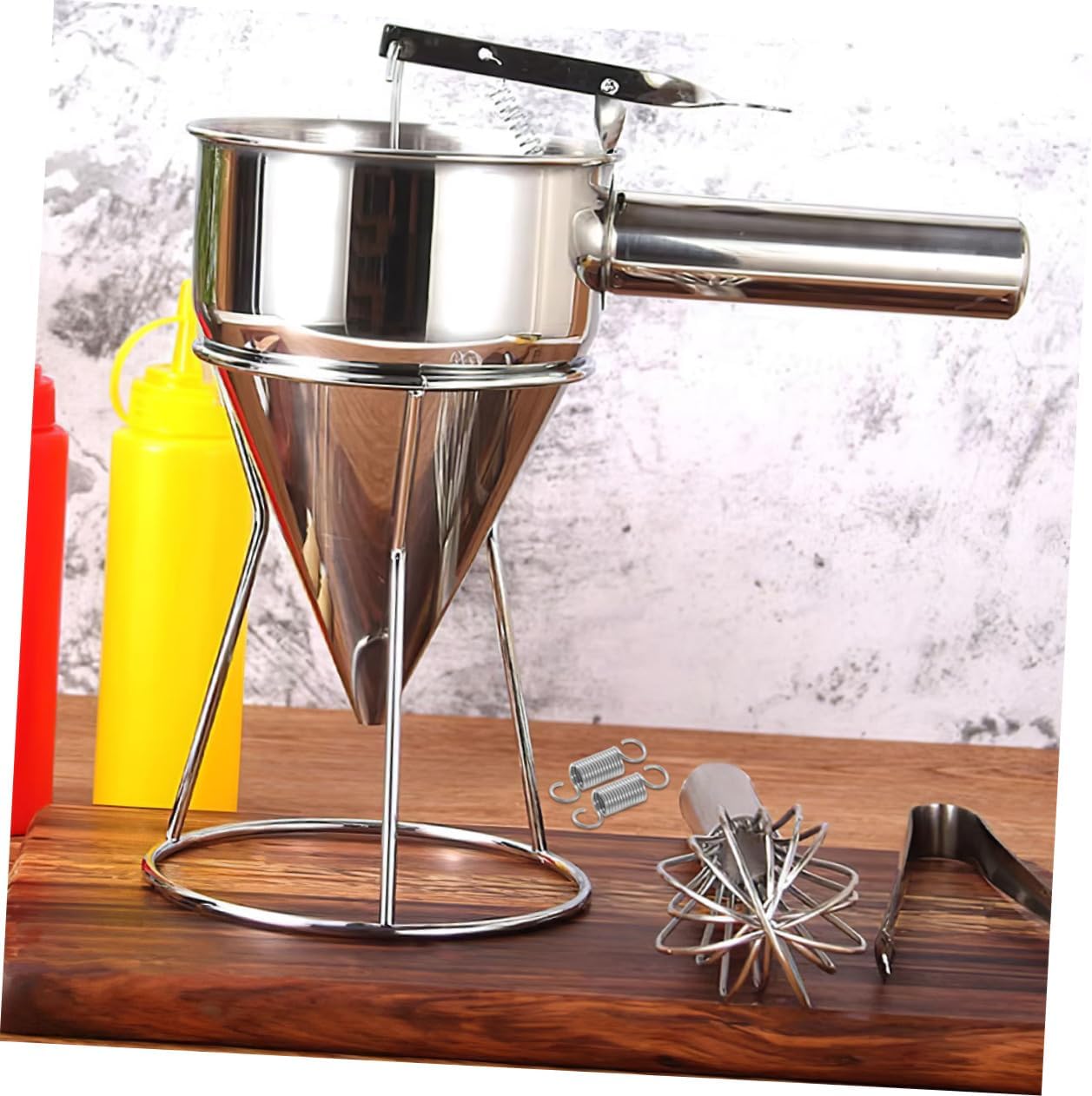 20pcs Octopus-ball Funnel Spring Replacement for Funnel Wide Spring for Kitchen Use
