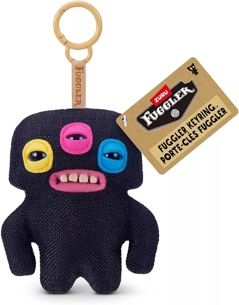 Fuggler Series 6 Keyrings, 4.5 Inch Funny Ugly Monsters Plush