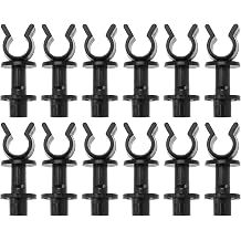 The Lord of the Tools 10PCS Bonnet Support Rod Clips PRC3180 Compatible with Defender 90 110 130 TD5 Defender 1999 Onwards Discovery 1 Car Bonnet Stay Prop Retaining Clip