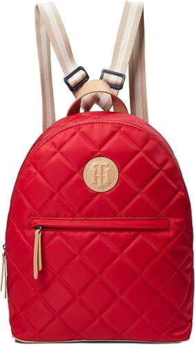 Tommy Hilfiger Harper II Med Dome Mochila de nailon acolchado suave Tommy Red Talla única rojo tommy red talla única Harper Ii Med Dome Mochila de