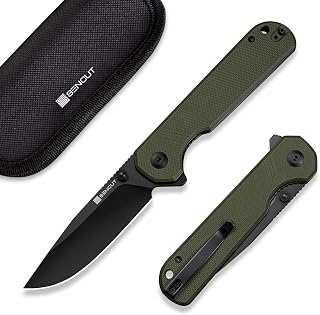 SENCUT Aetheris Pocket Knife, EDC Folding Knife with 3.68'' 9Cr18MoV Blade