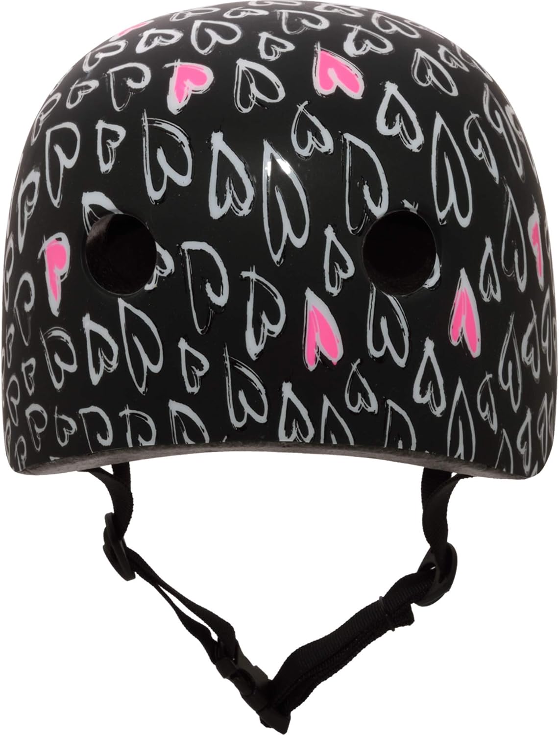 Krash! Sketchy Hearts Black 8+ Helmet, Youth Girls : Sports & Outdoors