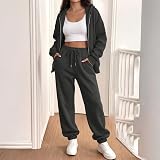 Sweatsuits Women 2 Piece Outfit Zip Up – product photo 5 of 7