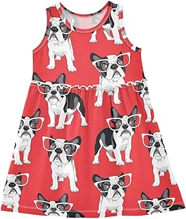 Girls Sleeveless Dress Adorable Tank Play Sundress 2T-8T - Buy now
