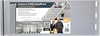 Vista 1 de Trusscore Tablero para Pared y Techo, Panel Ancho de 16 Pulgadas - Muestra (Gris)