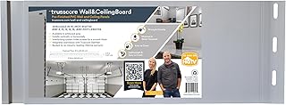 Trusscore Wall&CeilingBoard, 16" Wide Panel - Sample (Gray)