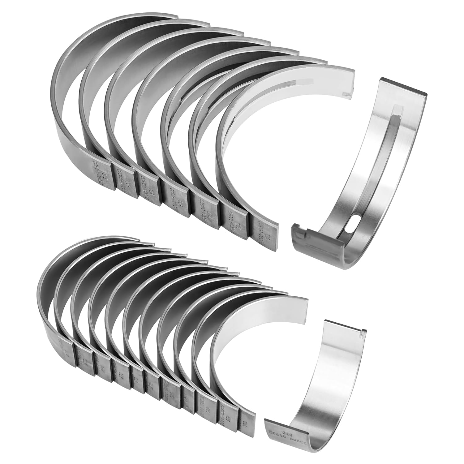 21020-3C300 STD Main & Rod Bearing Set Compatible with 2006-2016 Hyundai Kia 3.3L 3.5L 3.8L Sonata Santa Fe Azera Genesis Coupe Veracruz Entourage Sorento Sedona Borrego Amanti Cadenza 21020-3C300