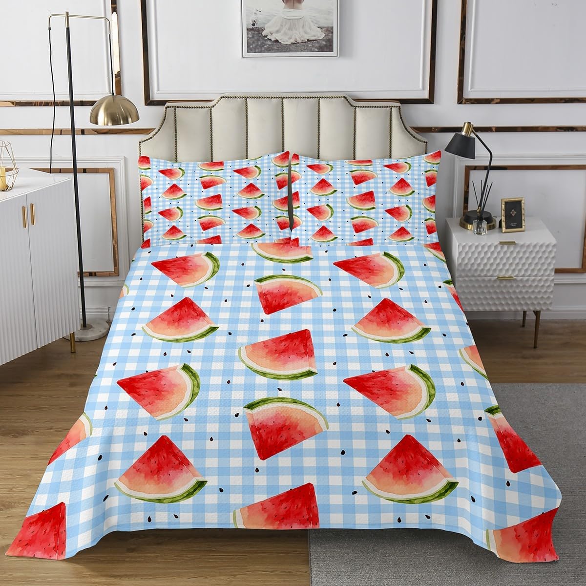 Manfei Animal Paws Bedspread King,Lovely Black and White Doggy Quilted Coverlet 3pcs for Adults Teens Room Decor,Cartoon Dog Soft Breathable Bedding Quilt