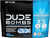 DUDE Bombs - Toilet Stank Eliminator - 1 Pack, 40 Pods - Fresh Scent 2-in-1 Stank Eliminator + Toilet Bowl Freshener - Refreshing Blend of Lavender, Cedar, Lime, and Eucalyptus