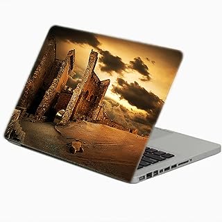 TAT Stains Liquid Texture Printed Laptop Sticker Multicolour-15.6 inch-4036