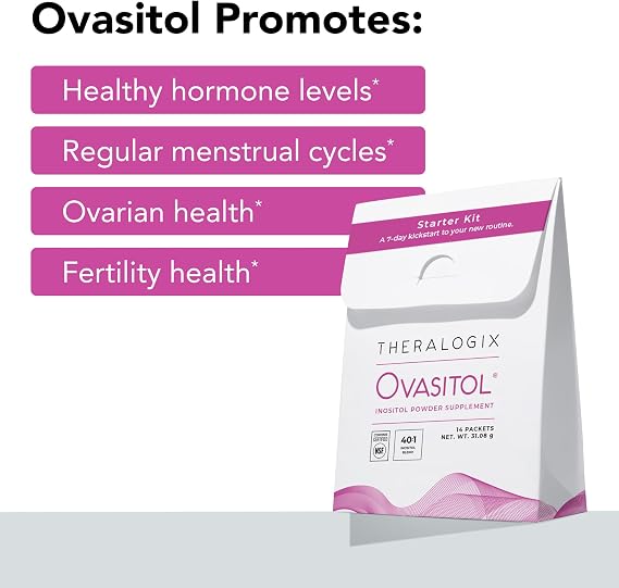Theralogix Ovasitol 7-Day Starter Kit Hormone Health, NSF Certified