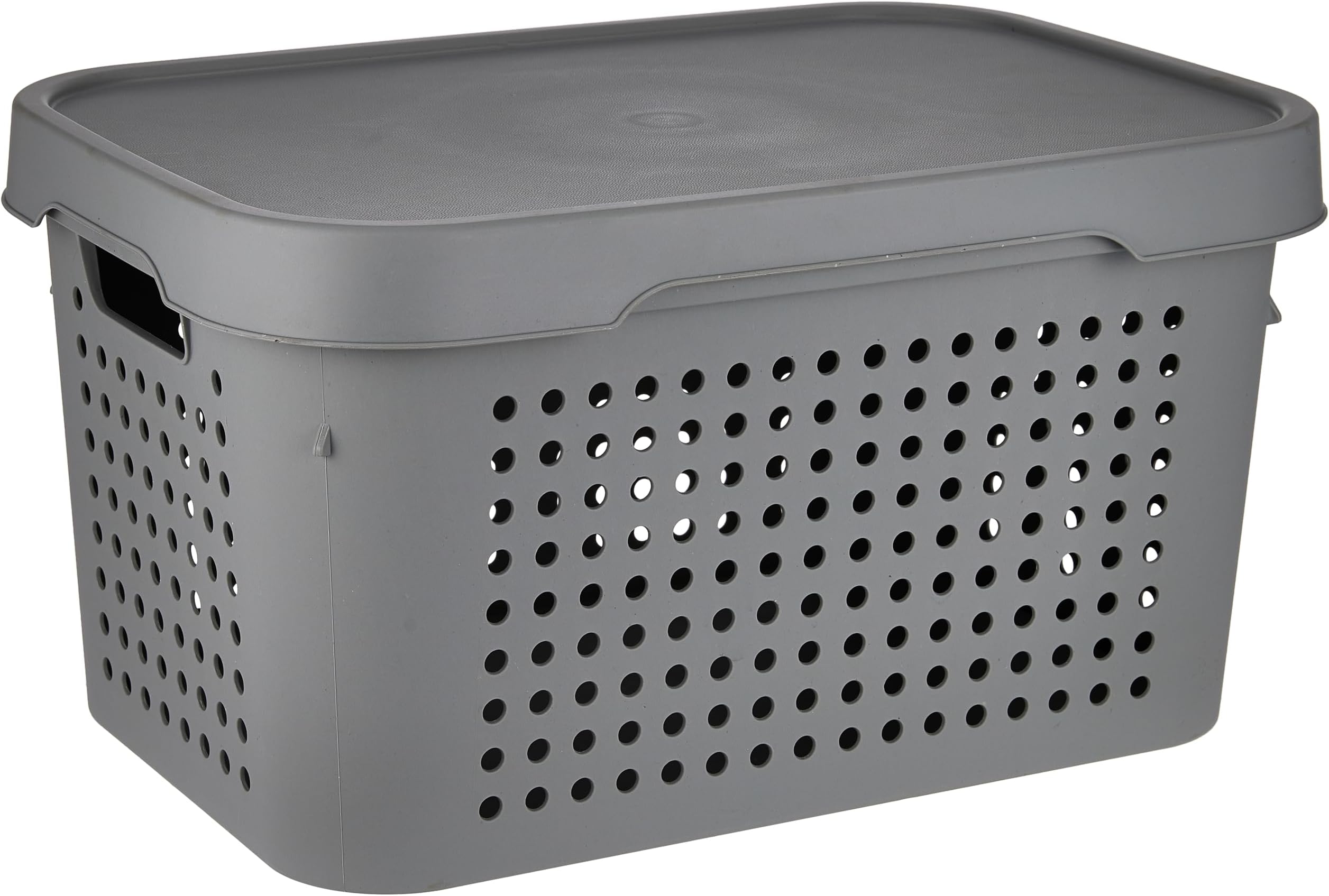Royalford premier storage basket, 17L, Black, rf11277