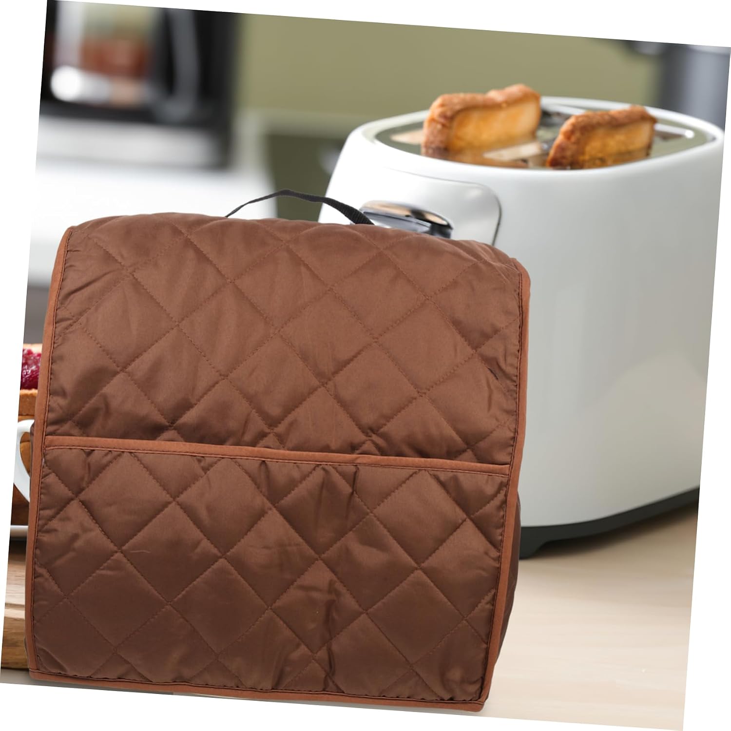 SECFOU Washable Toaster Cover for Bread Machine Anti-Scratch Kitchen Appliance Protector Household Dust Cover for Toasters and Bread Makers