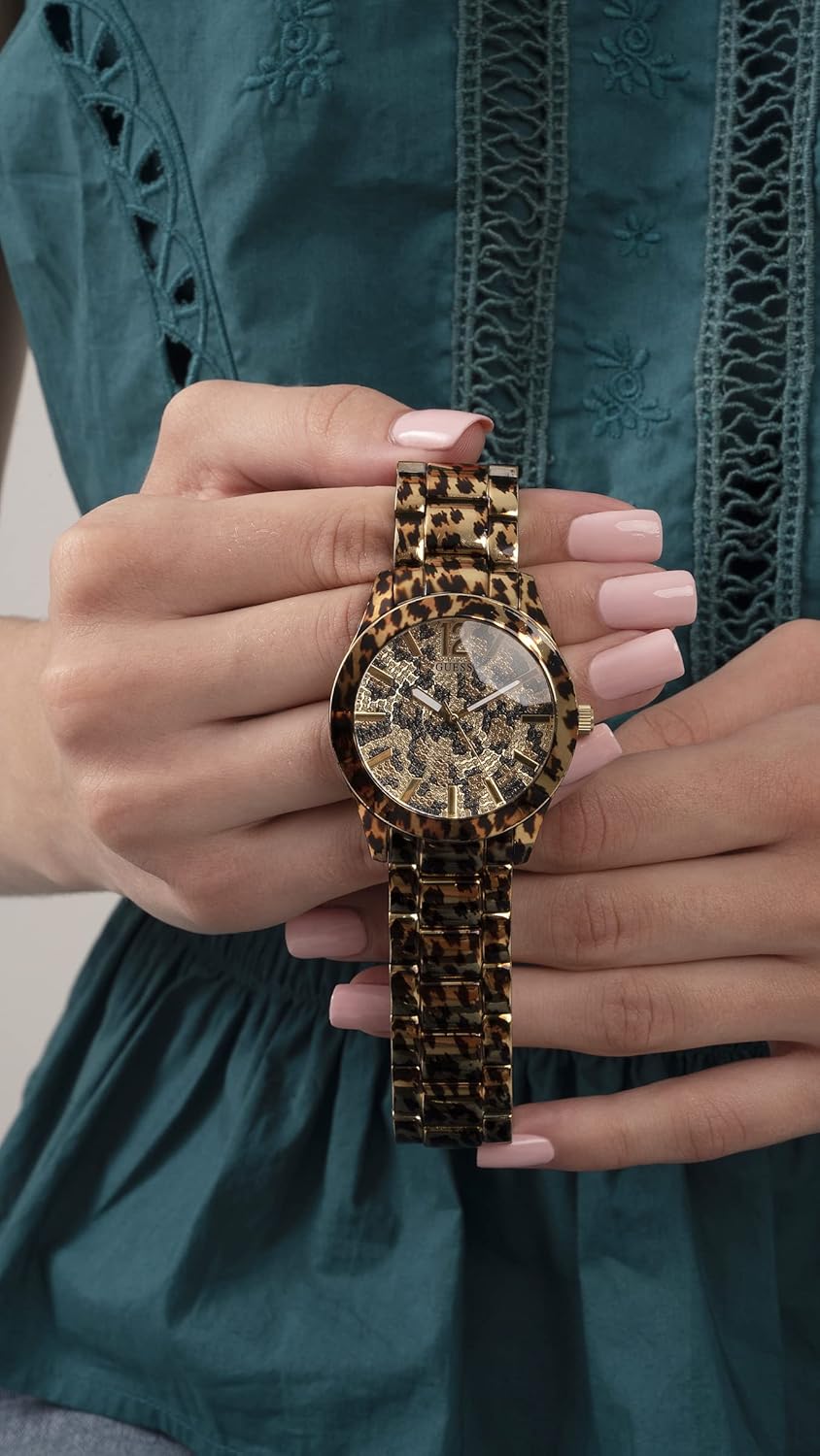 guess leopard trainers