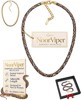 NoorViper Necklace, NoorViper Serpent Statement Necklace