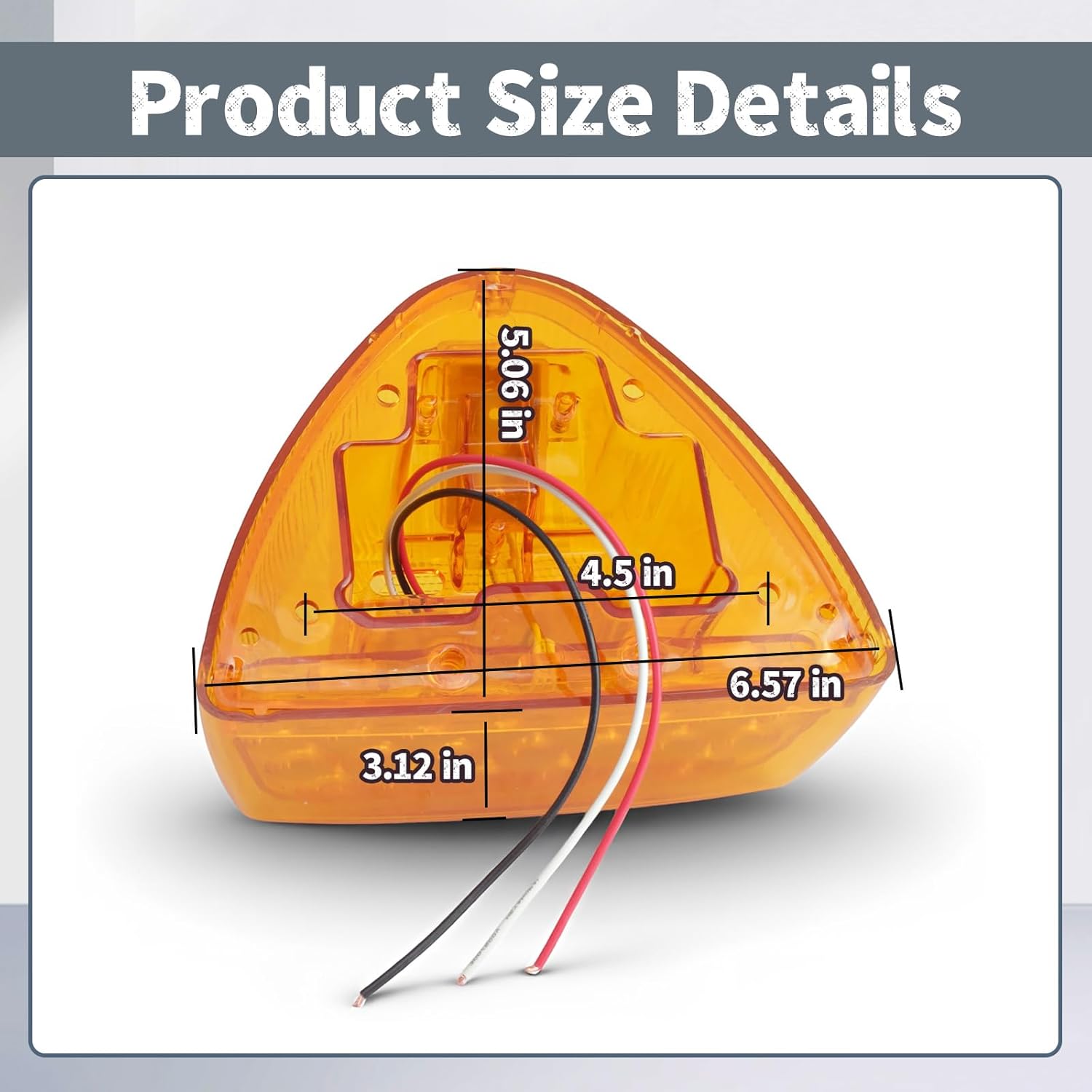 2Pcs 31 LED Headlight Turn Signal Indicators Compatible with Peterbilt 359 357 365 378 379 Trucks, Running Park Lights Amber Lens