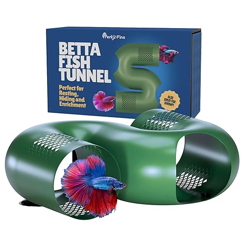 Betta Fish Tunnel Hideout | Aquarium Cave & Tunnel Decor