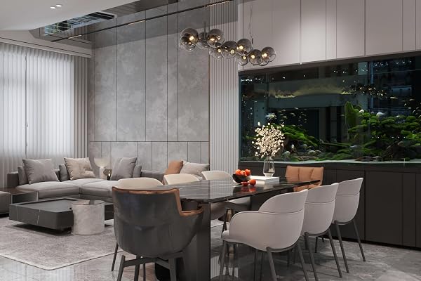 AHR 水槽 キューブ 60CM W60D30H35 リムレス アクアリウム 小型水槽 ガラス ADA風 水草レイアウト対応 初心者OK HERALD AQUARIUMS - 5