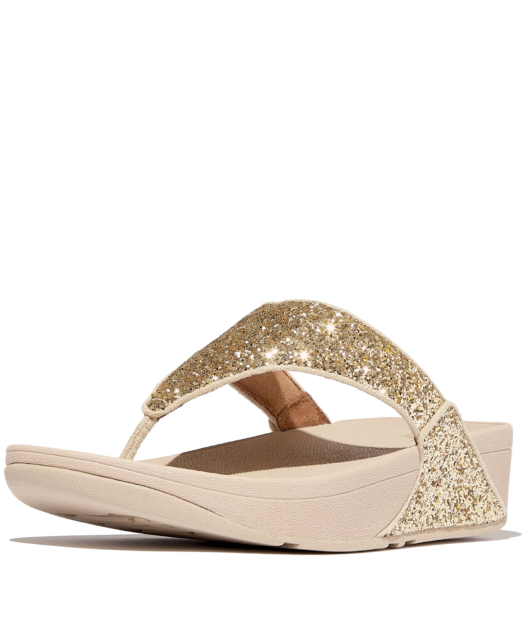 LULU GLITTER TOE-THONGS womens Toe Post sandals